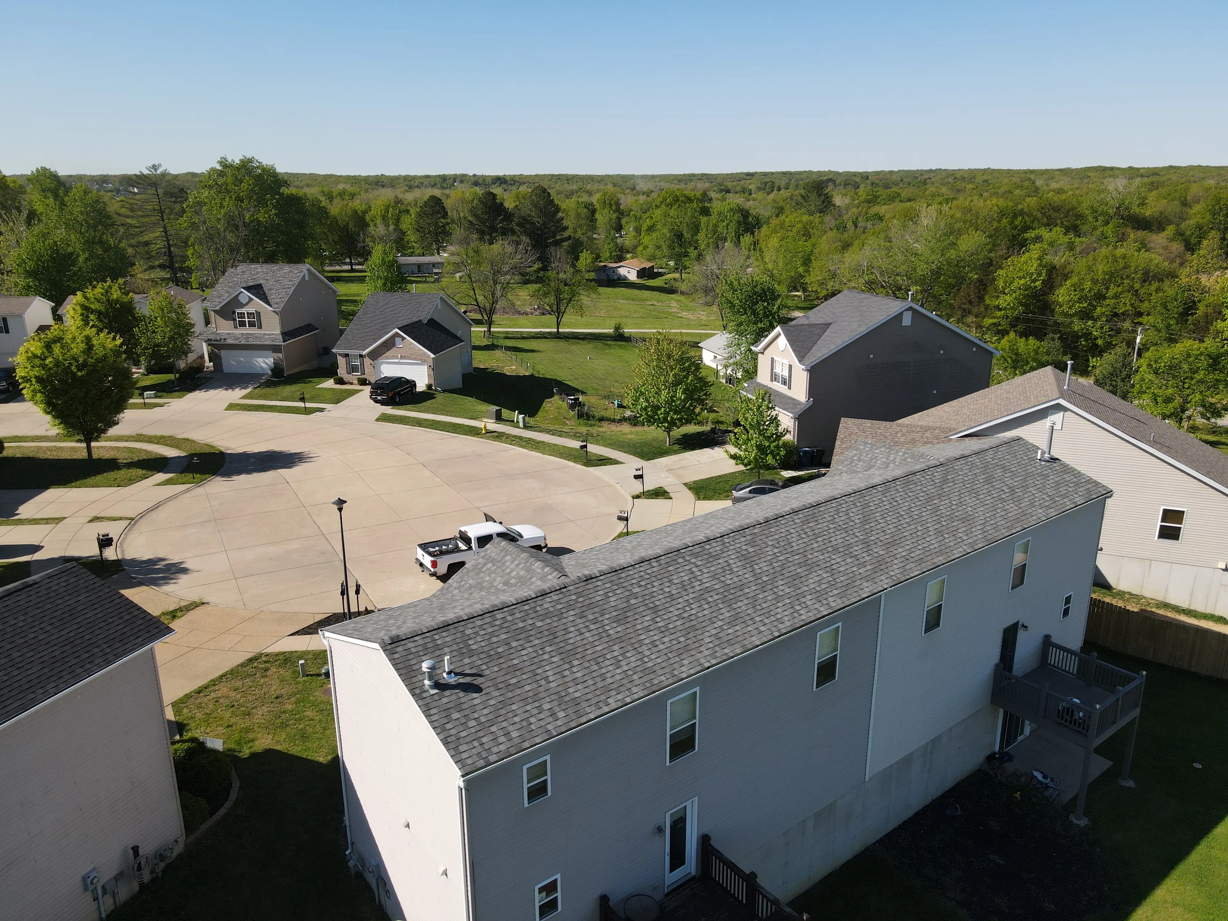 Complete roof restoration project #4 by Our Local Roofers in Greater St. Charles Area