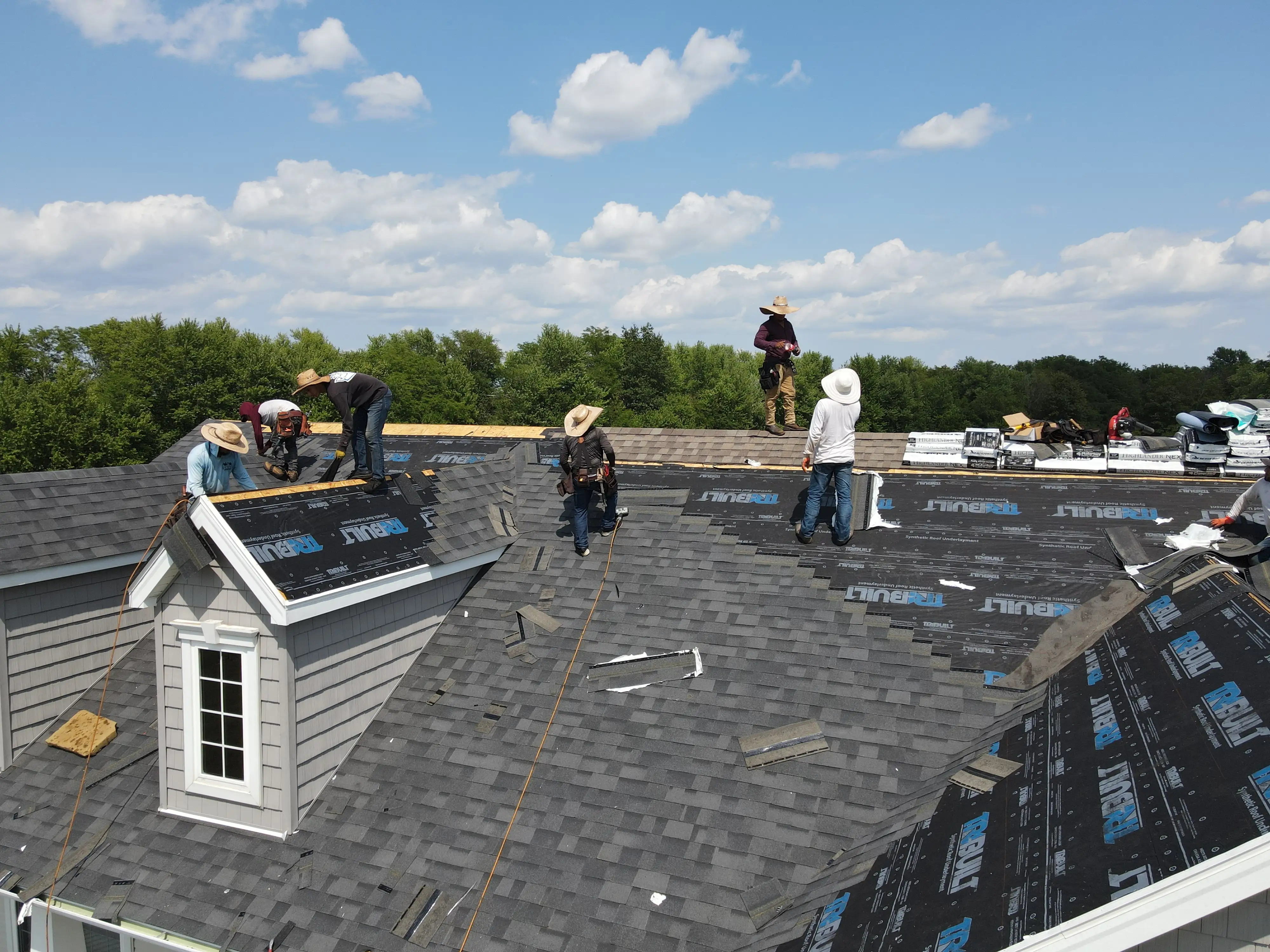 Professional roofing work project #5 by Our Local Roofers in Greater St. Charles Area