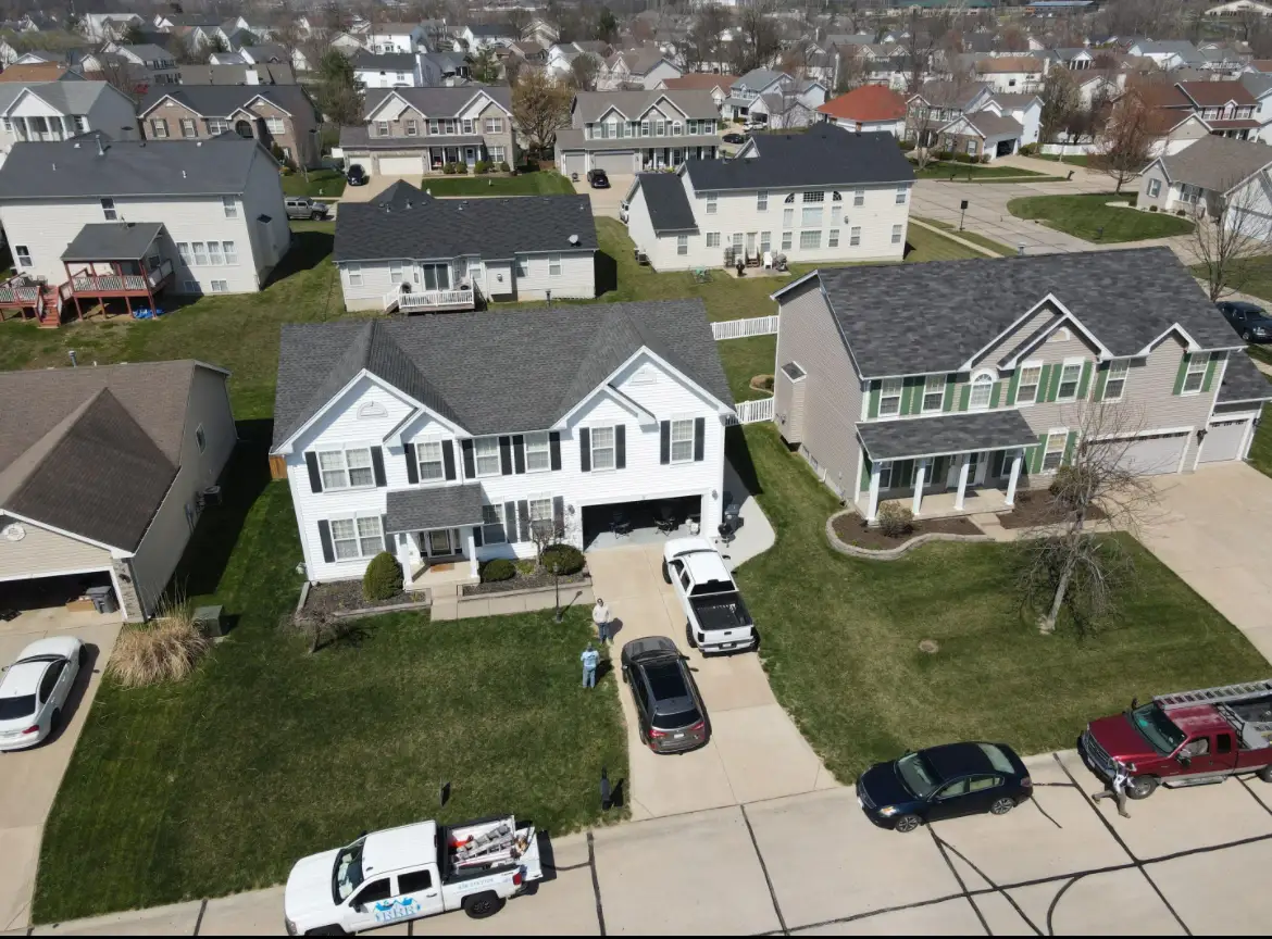 Complete roof restoration project #10 by Our Local Roofers in Greater St. Charles Area