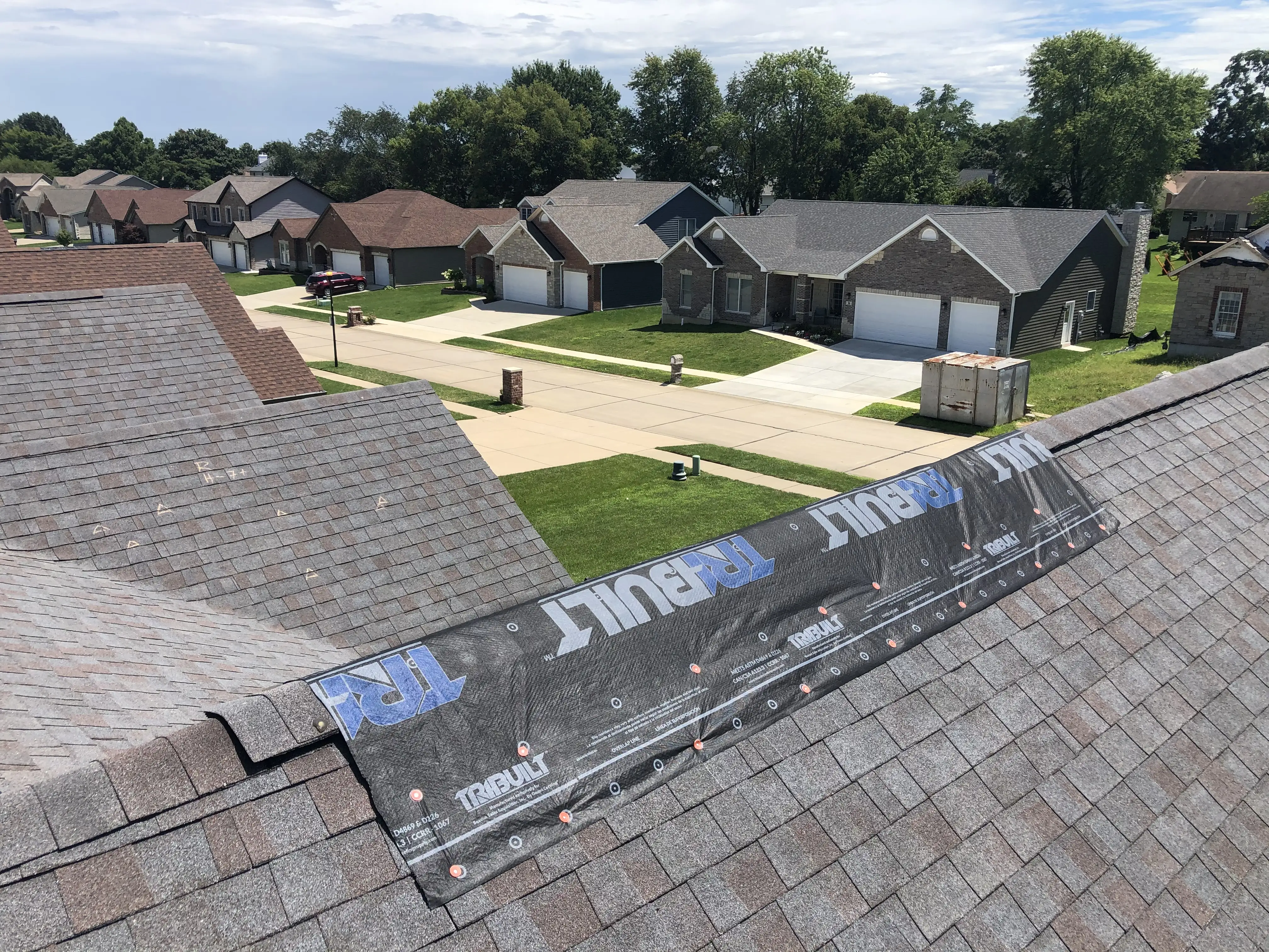 Quality roof installation project #36 by Our Local Roofers in Greater St. Charles Area