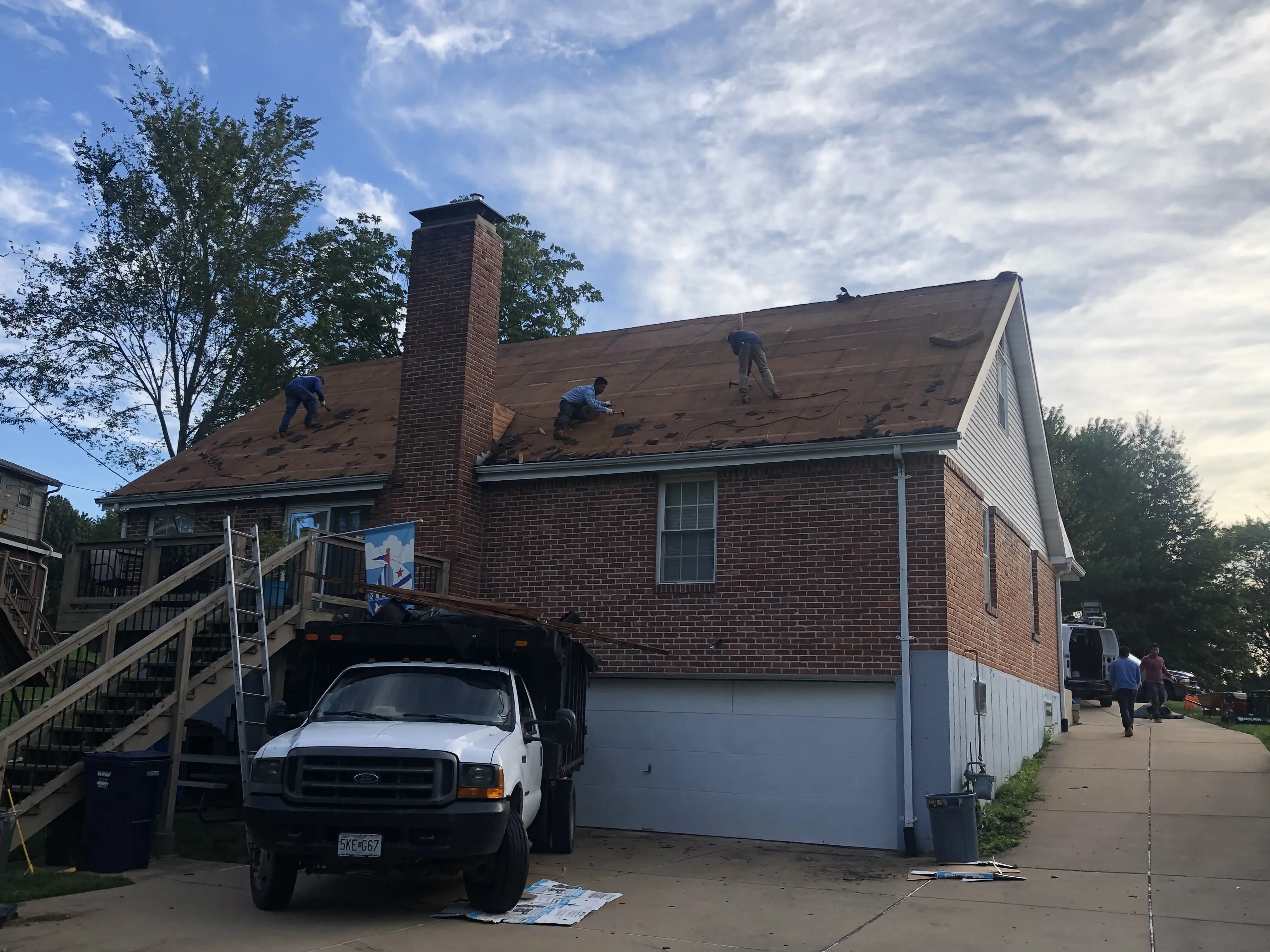Residential roof replacement project #37 by Our Local Roofers in Greater St. Charles Area