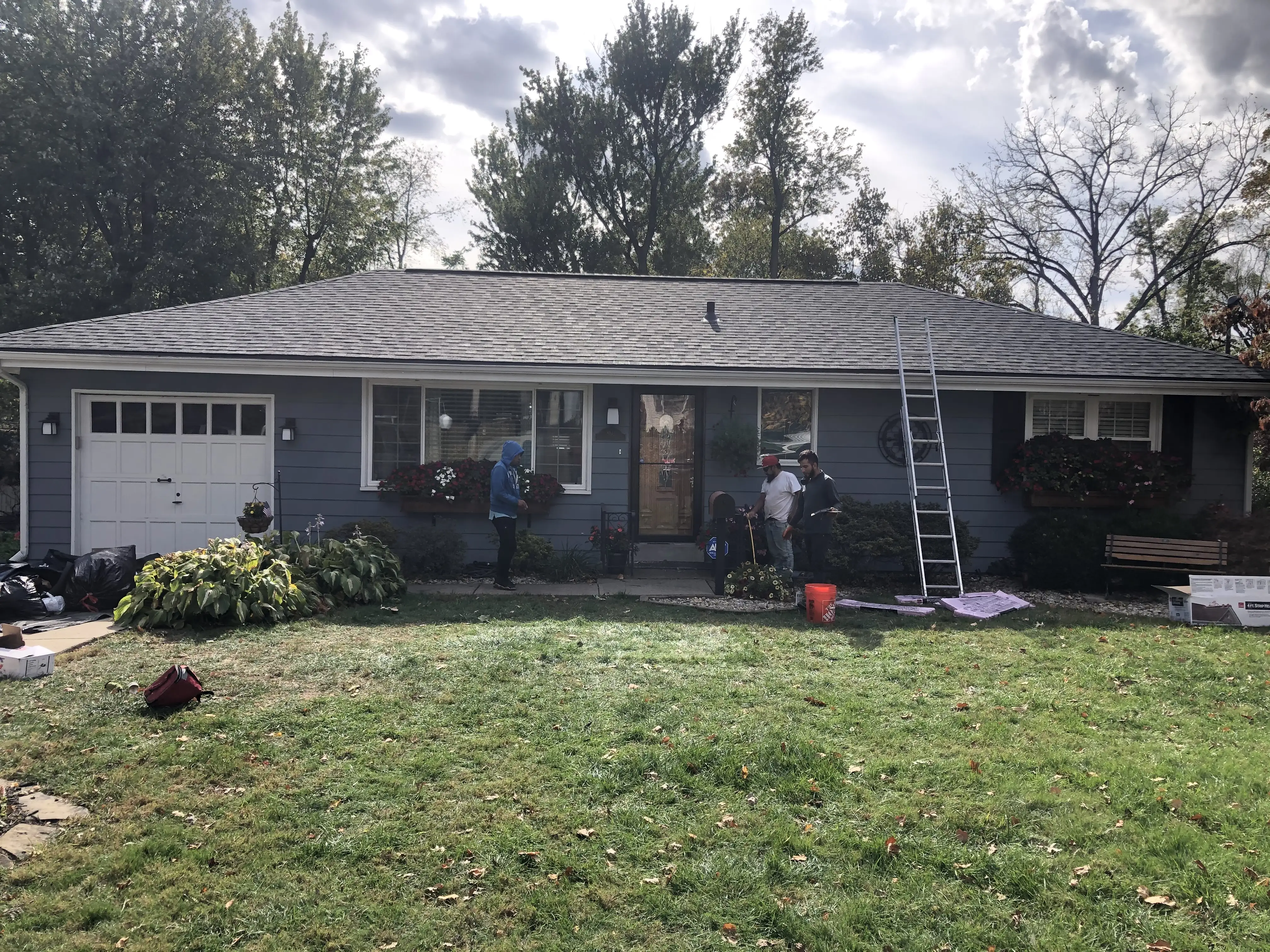 Storm damage repair project #50 by Our Local Roofers in Greater St. Charles Area