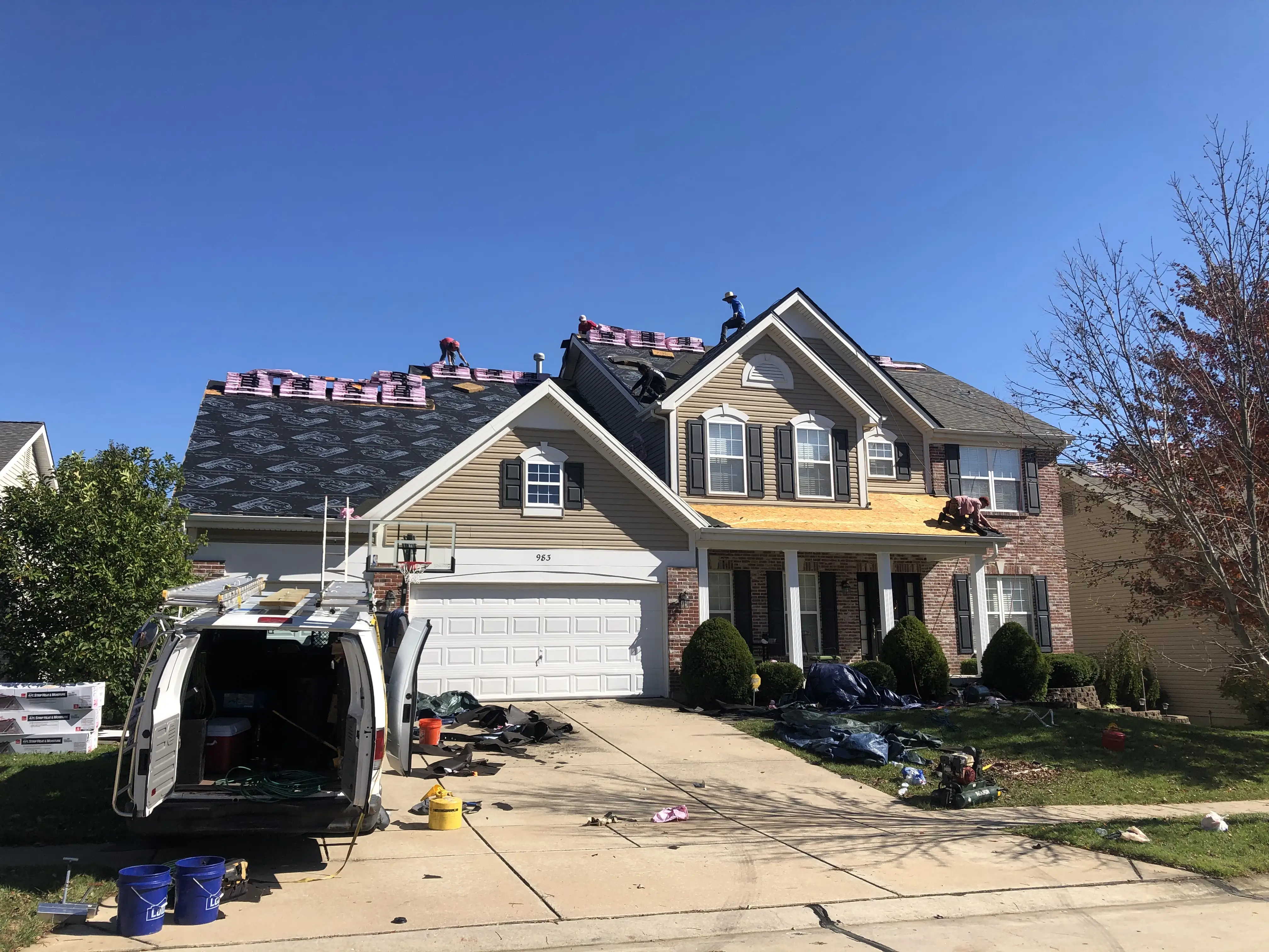 Shingle installation project #51 by Our Local Roofers in Greater St. Charles Area
