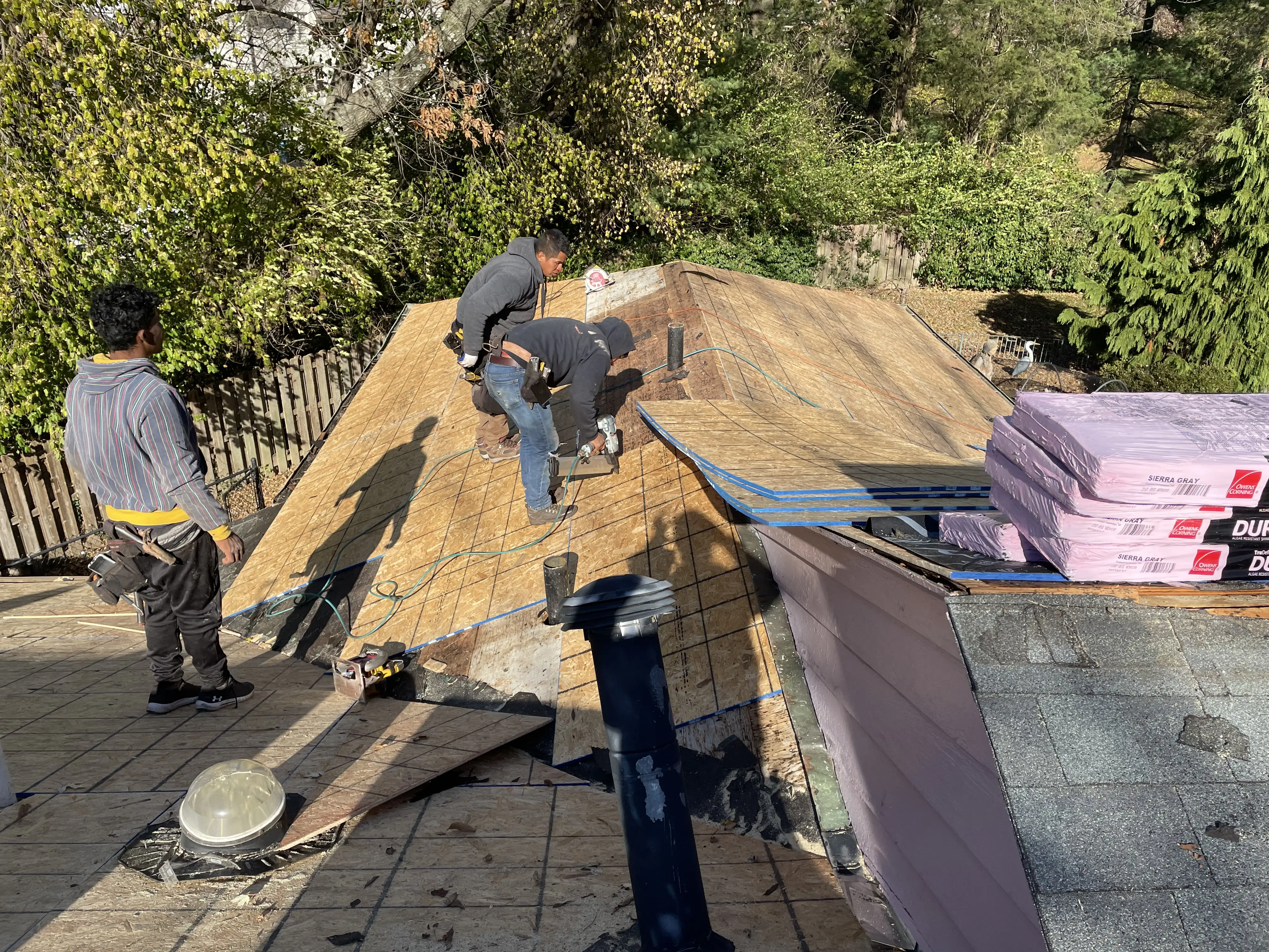 Complete roof restoration project #52 by Our Local Roofers in Greater St. Charles Area