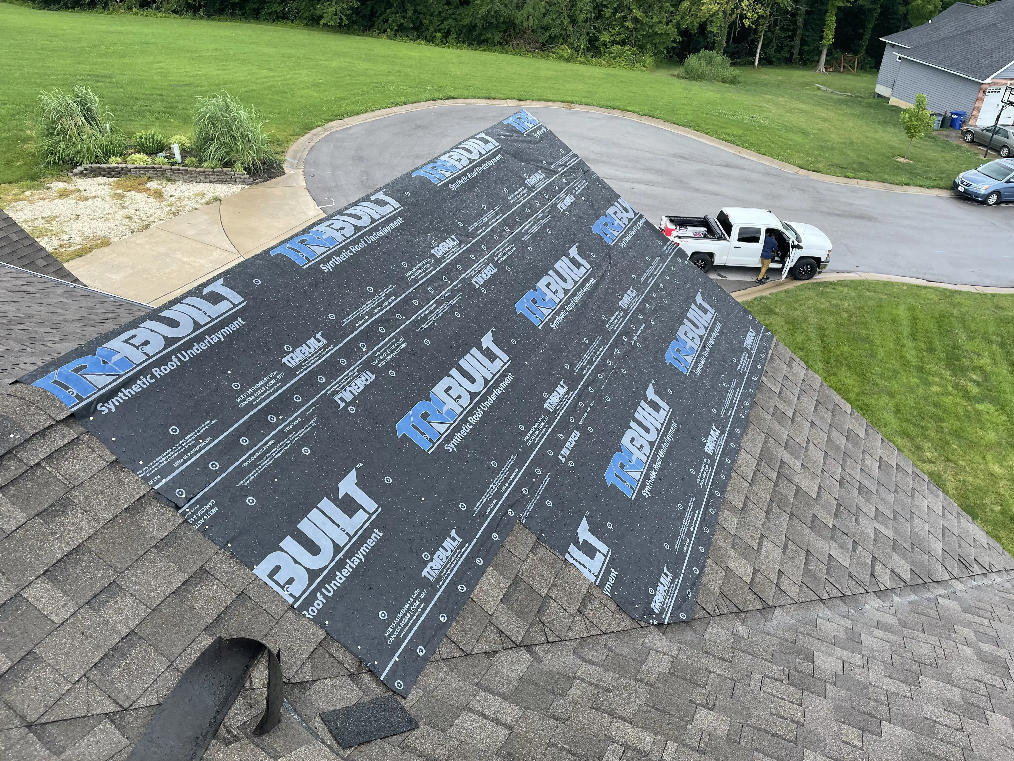 Shingle installation project #57 by Our Local Roofers in Greater St. Charles Area