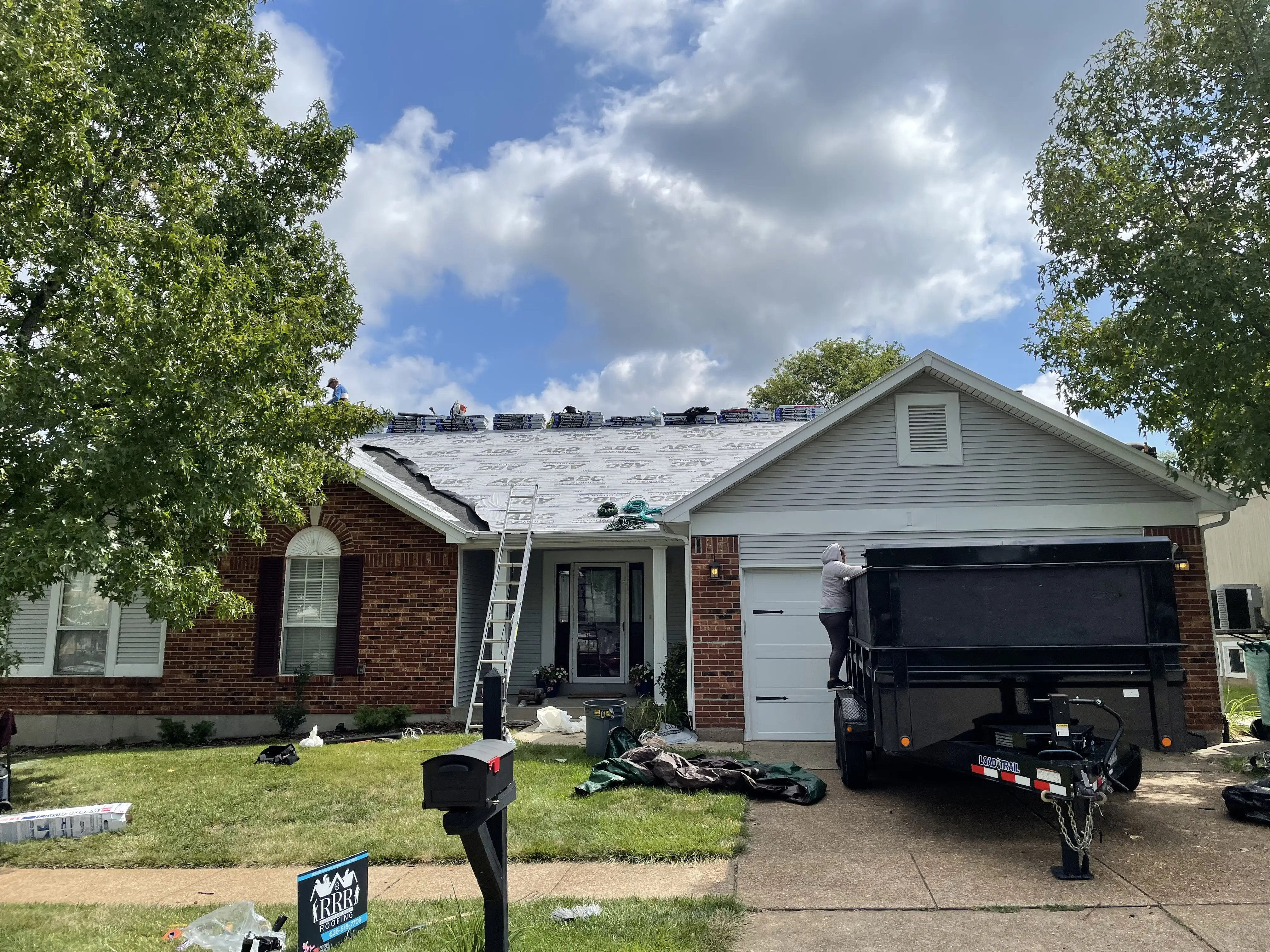 Professional roofing work project #59 by Our Local Roofers in Greater St. Charles Area
