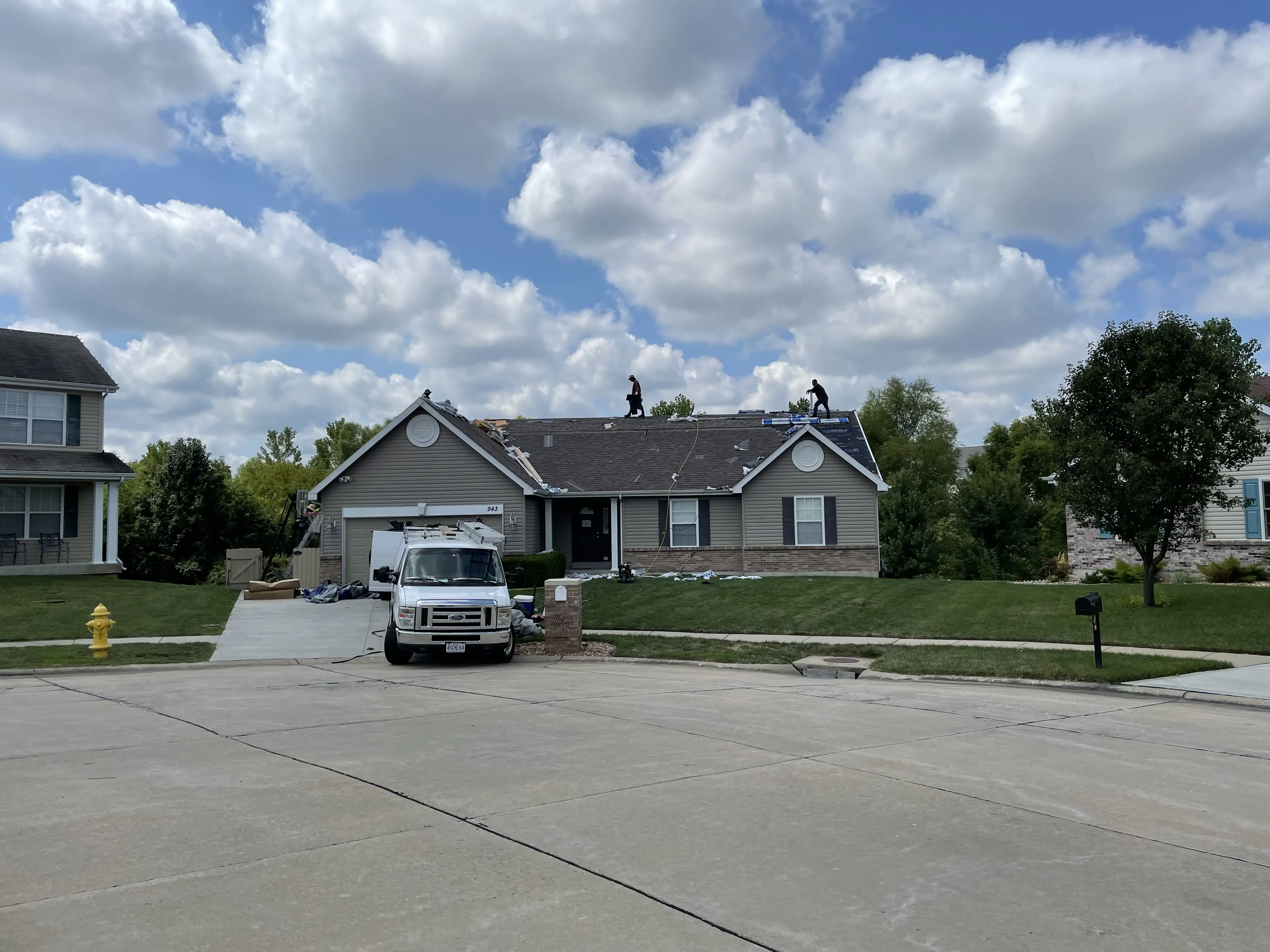 Quality roof installation project #60 by Our Local Roofers in Greater St. Charles Area